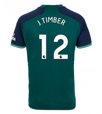 Arsenal Jurrien Timber #12 Tercera Equipación 2023-24 Manga Corta